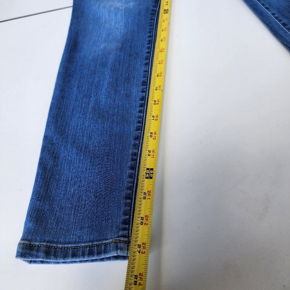 Isabel Maternity By Ingrid  Jeggings Jeans Womens Blue Denim Raw Sz 4 27R - Picture 3 of 10